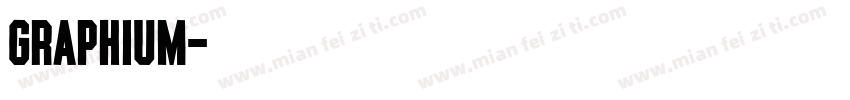 Graphium字体转换