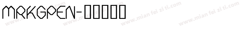 MRKGPEN字体转换