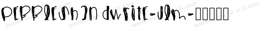 pebbleshandwrite-jlm字体转换
