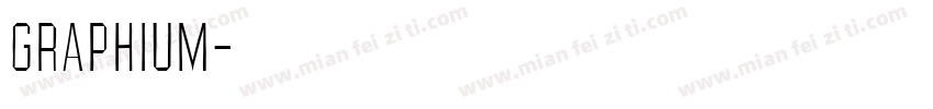 Graphium字体转换