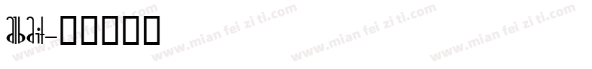 ALBAIT字体转换
