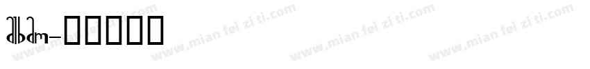 ALBAM字体转换