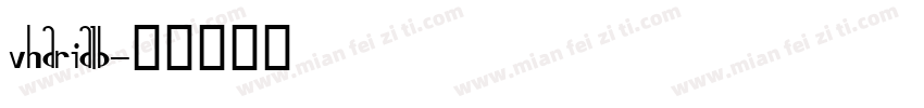 VHARIALB字体转换
