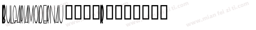 Bulgariamodernav3-00R9字体转换