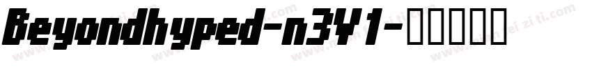 Beyondhyped-n3V1字体转换