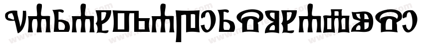 CarandaPersonalUse-qLOq字体转换