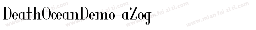 DeathOceanDemo-aZog字体转换