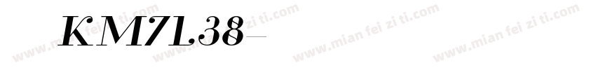 鲁KM7L38字体转换