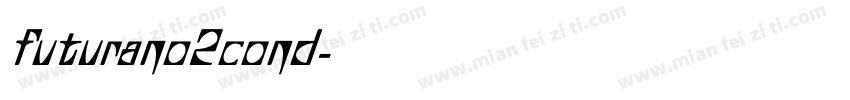 futurano2cond字体转换