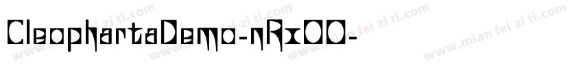 CleophartaDemo-nRxOO字体转换