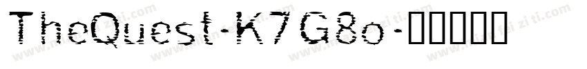 TheQuest-K7G8o字体转换