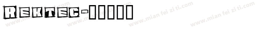 Rektec字体转换