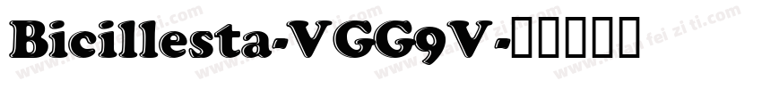 Bicillesta-VGG9V字体转换