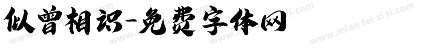 似曾相识字体转换