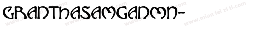 GranthaSamganMN字体转换