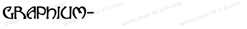 Graphium字体转换