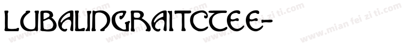 LubalinGraItcTEE字体转换