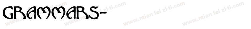 grammars字体转换