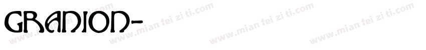 granion字体转换