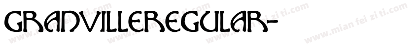 granvilleregular字体转换