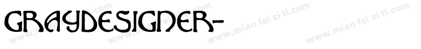 graydesigner字体转换
