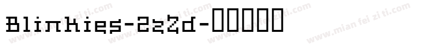Blinkies-2zZd字体转换