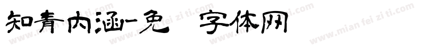 知青内涵字体转换