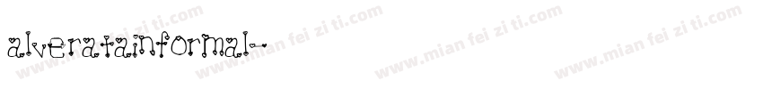 alveratainformal字体转换