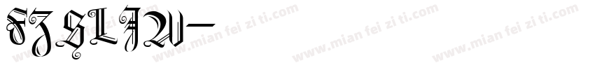 FZSLJW字体转换