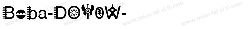 Boba-DOY0W字体转换