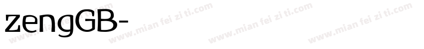 zengGB字体转换