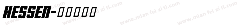 HESSEN字体转换