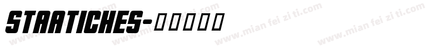 Staatiches字体转换
