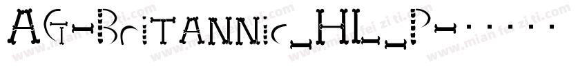AG-Britannic_HL_P字体转换