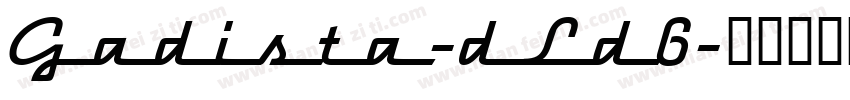 Gadista-dLd6字体转换