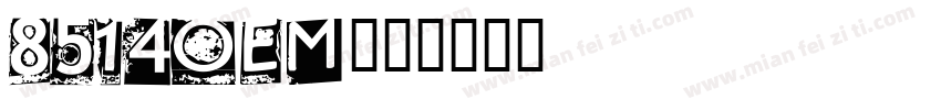 8514oem字体转换