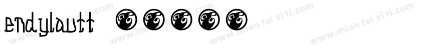 endylautt字体转换
