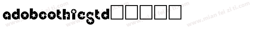 Adobeothicstd字体转换