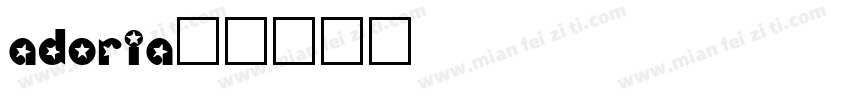adoria字体转换