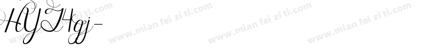 HYT4gj字体转换