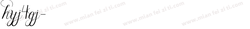 hyj4gj字体转换