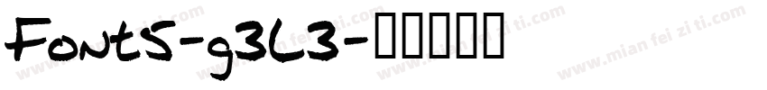 Font5-g3L3字体转换