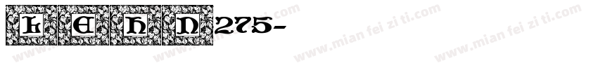 LEHN275字体转换