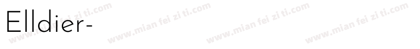 Elldier字体转换