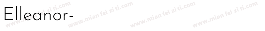 Elleanor字体转换