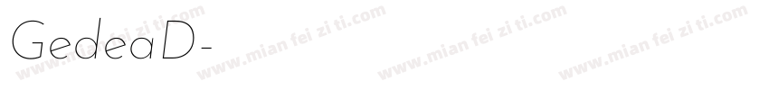 GedeaD字体转换