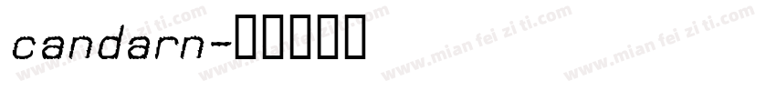 candarn字体转换
