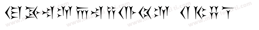Beltalight-KM4A字体转换