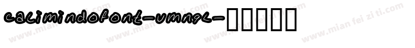 CalimindoFont-vmn9L字体转换