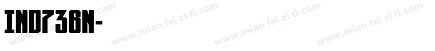 IND736N字体转换